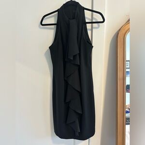 Trina Turk Black Ruffle Dress